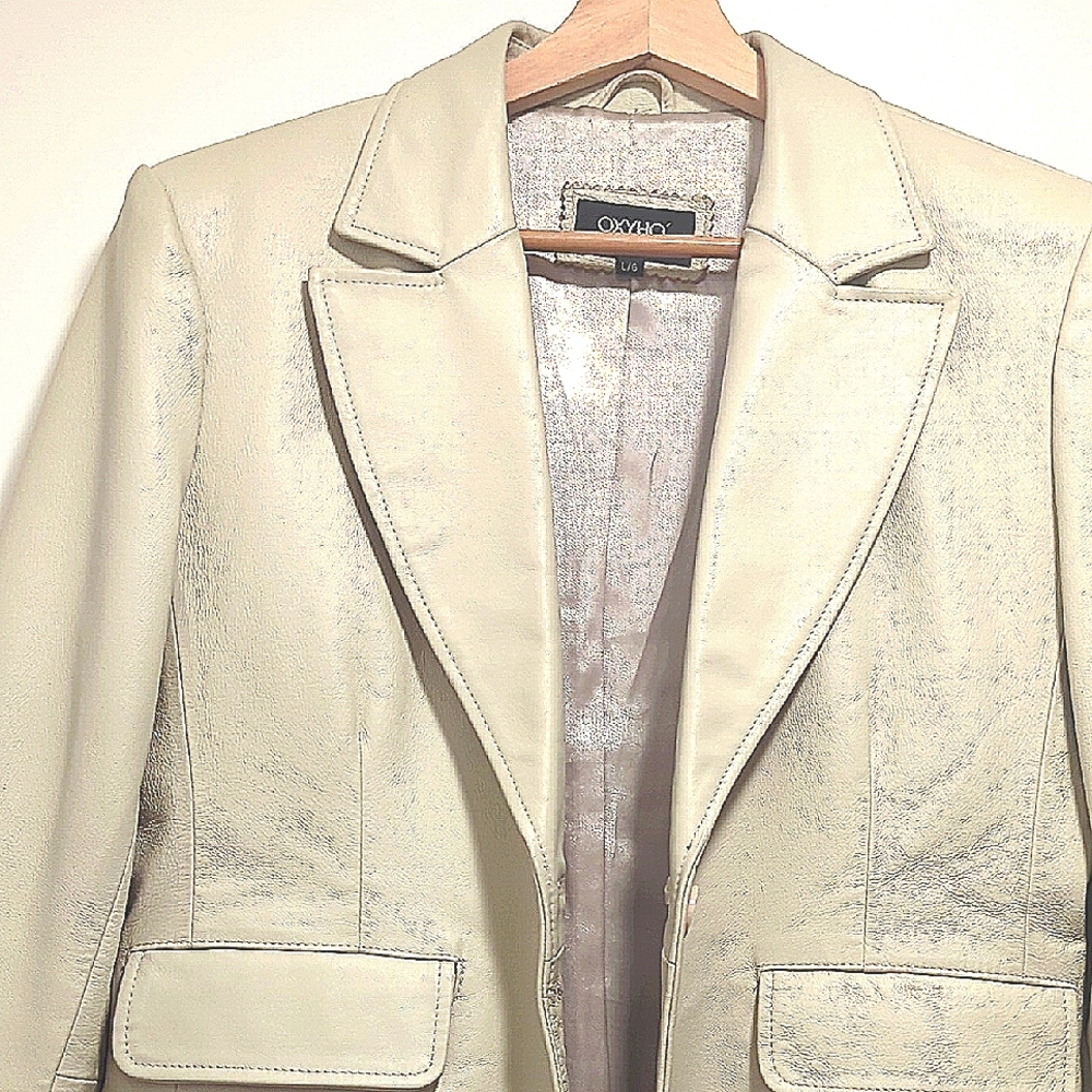 Women's Cream Blazer Jacket